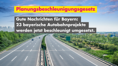 23 bayerische Autobahnprojekte
